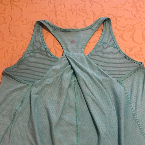 Blue Lululemon Athletica Racerback Tank - Picture 3 of 4